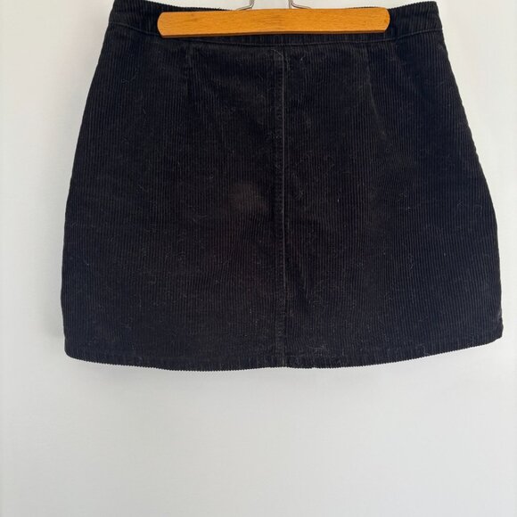Twik Corduroy Black Miniskirt size M - Picture 2 of 5